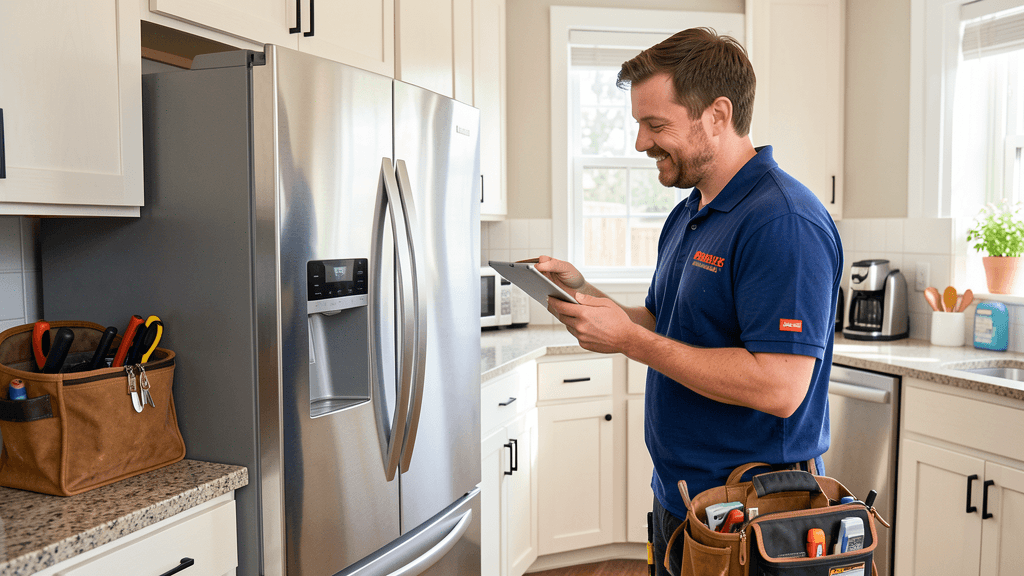 Appliance repair technician working in Rexburg Idaho
